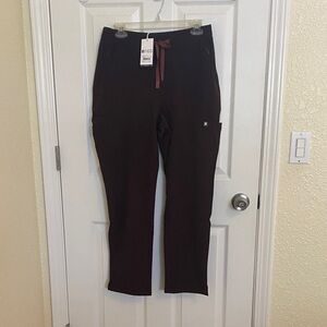 Figs Women's Dark Brown Cargo Pants